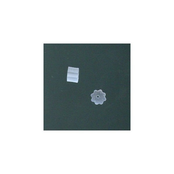Clear Poly-Clutch Hypo-Allergenic Prevents Earring Loss (24)