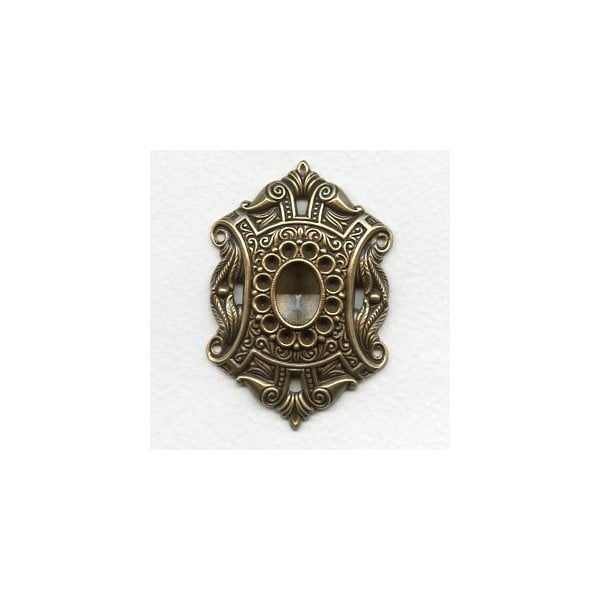 Fabulous Multiple Setting Oxidized Brass 61mm (1)