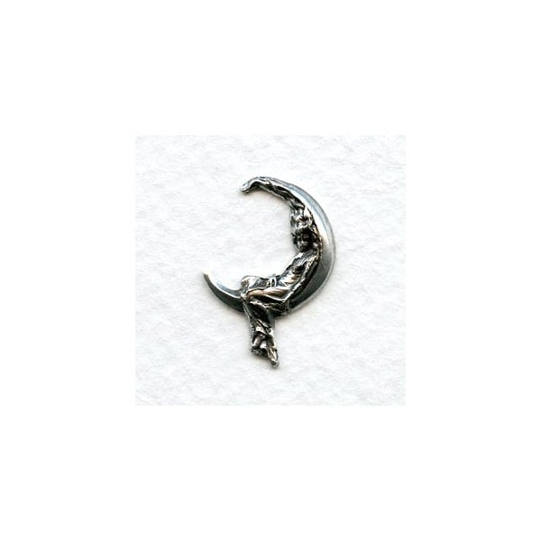Smaller Goddess in the Moon Oxidized Silver (12)
