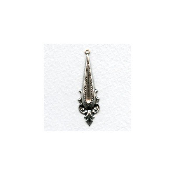 Ornate 44mm Pendant Oxidized Silver (6)