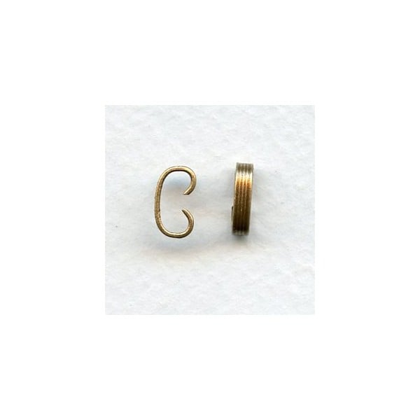 Bracelet Connectors Oxidized Brass 7mm (12)
