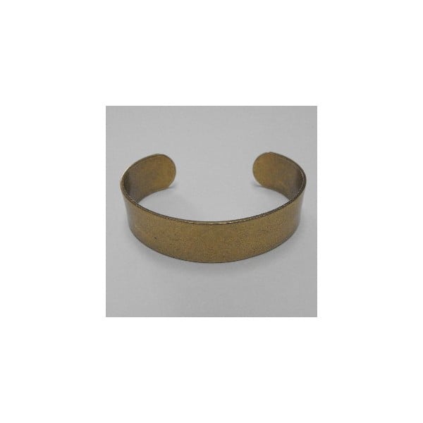 Men's Smooth Oxidized Brass Smooth Cuff 19mm (1)