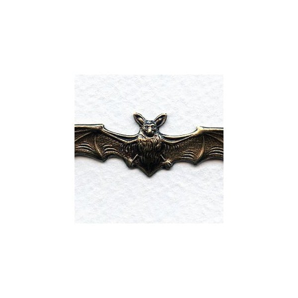 Bats in Flight Oxidized Brass Stampings (1)