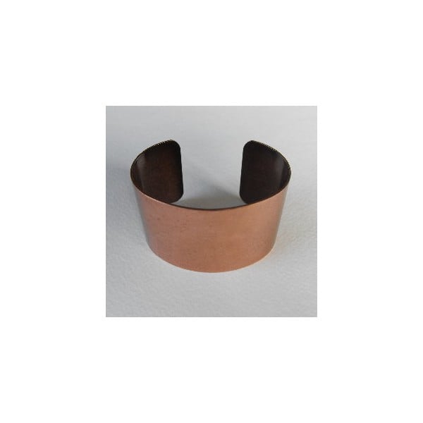 Smooth Oxidized Copper Cuff 37mm (1)