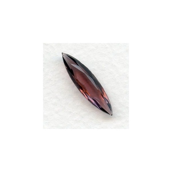 Amethyst Glass Navette Shaped Stones 24x6mm