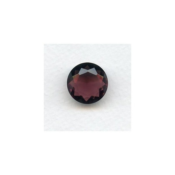 ^Amethyst Glass Unfoiled Round Jewelry Stone 18mm