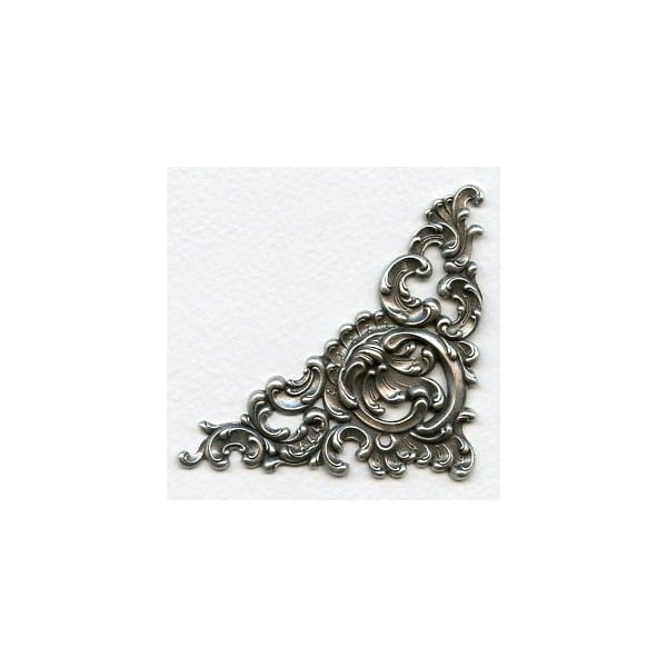 Fabulous Corner Detail Oxidized Silver 92mm (1)