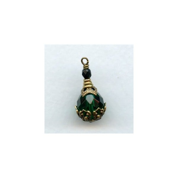 Most Popular Square 7mm Bead Cap Oxidized Brass (24) - Image 2