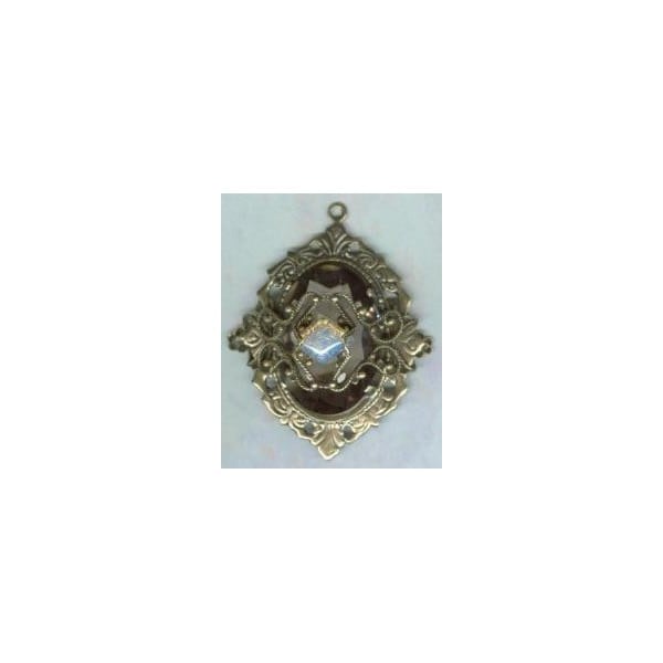 Pink Fire Opal Diamond Shape Harlequin Glass 11x8mm (6) - Image 2