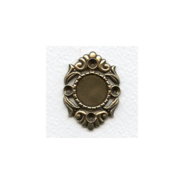 ^Multiple Setting from Germany Oxidized Brass (1)