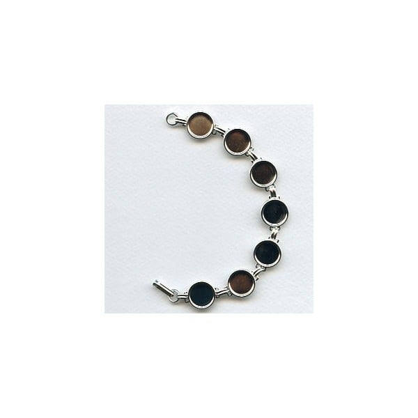 Linked Bracelet Bright Silver 13mm Wells (1) - Image 3