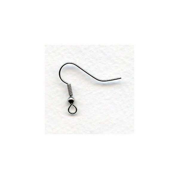 Large Classic Fish Hook Earring Findings in Stainless Steel (24)