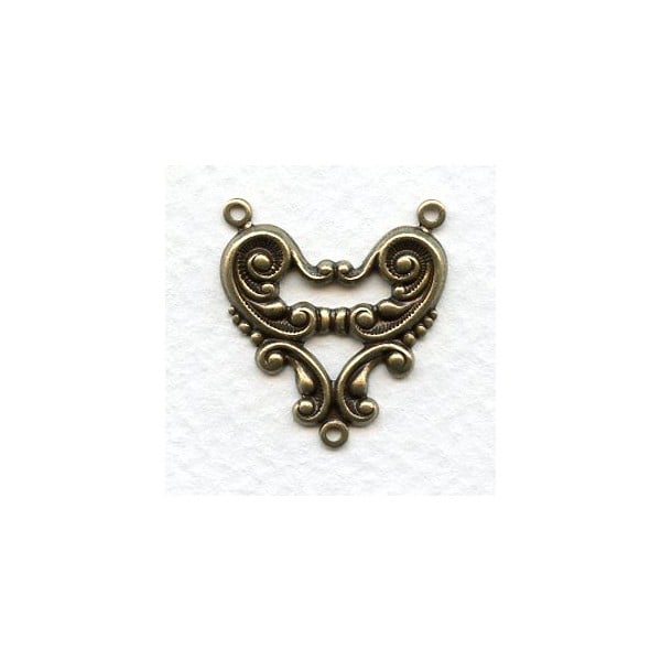 Fabulous Connectors Oxidized Brass 24mm (6)