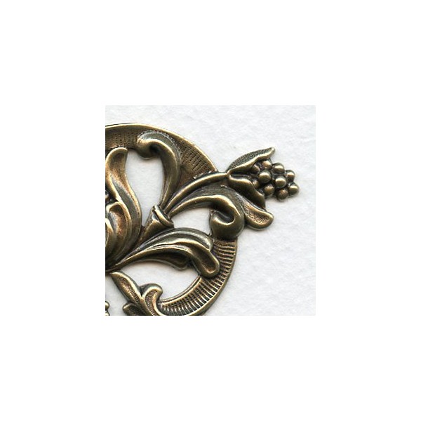 Resplendent Berries and Flourishes Stamping Brass (1) - Image 2