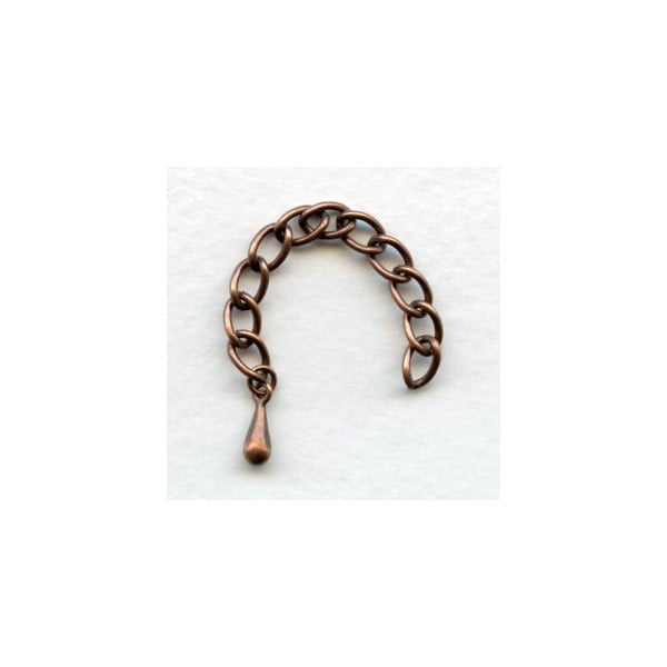 Necklace Extenders Oxidized Copper (6)