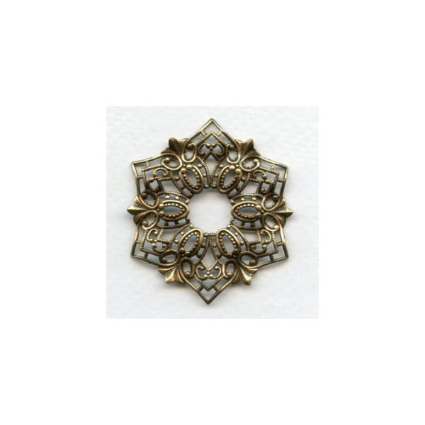 Dramatic Framework of Filigree Oxidized Brass (1)