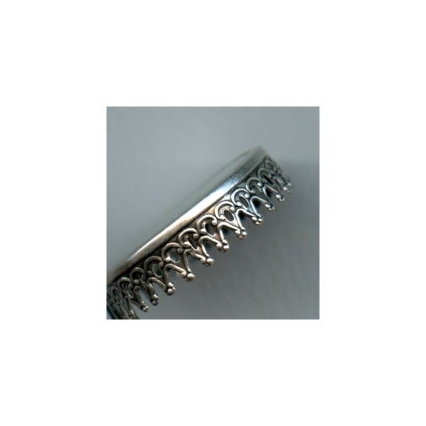 ^Crown Edge Settings 25mm Oxidized Silver (6) - Image 3