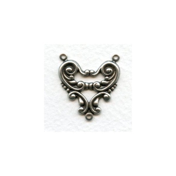Fabulous Connectors Oxidized Silver 24mm (6)