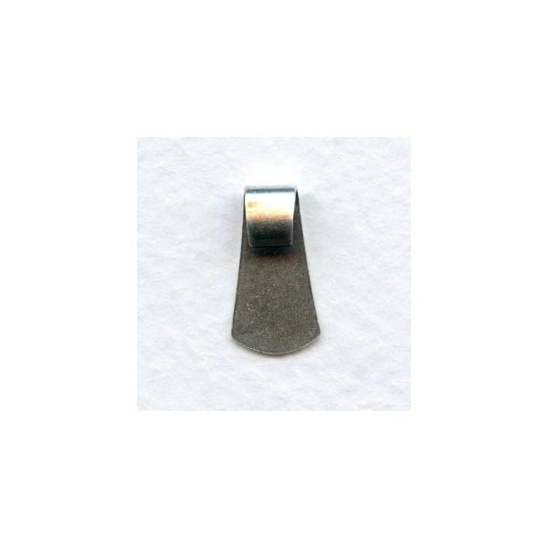 Folded Bail Findings Oxidized Silver 11mm (12)