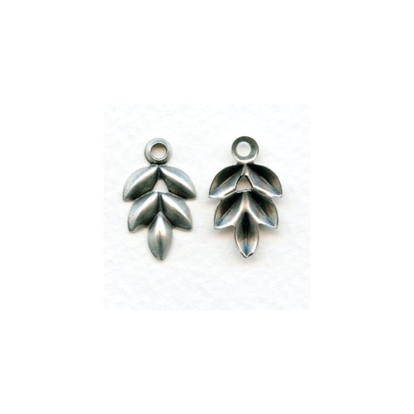 Cluster Navette Setting Pendants Oxidized Silver (6)