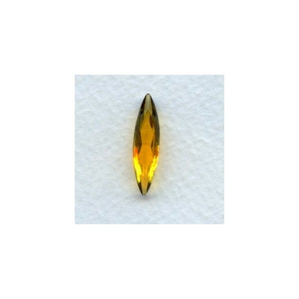 Topaz Glass Navette Jewelry Stones 24x6mm (2)