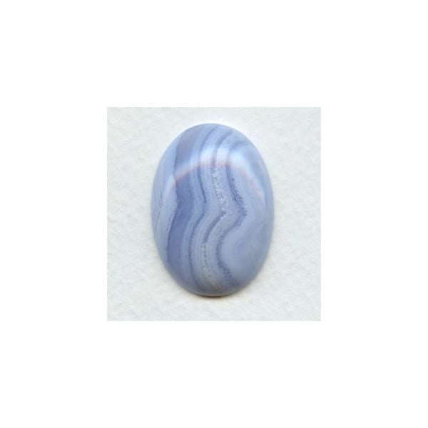 Blue Lace Agate Gemstone Cabochon 30x22mm