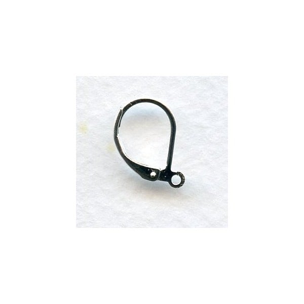 Bright Silver Plated Lever Back Ear Wires (24)