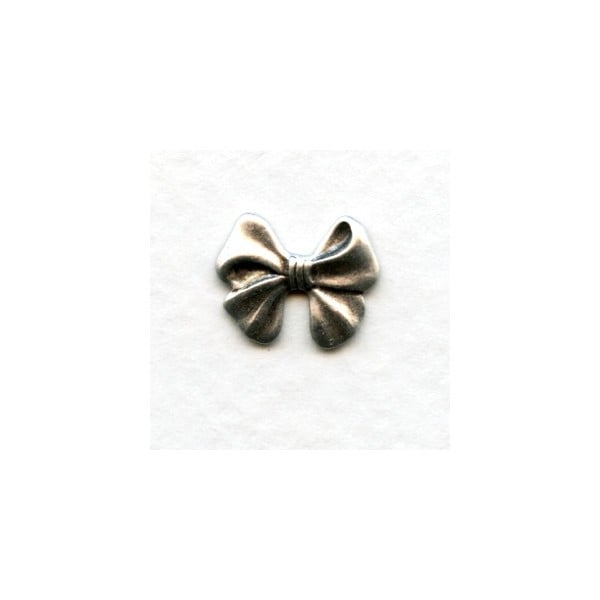 Angel Bows Oxidized Silver 13mm (12)