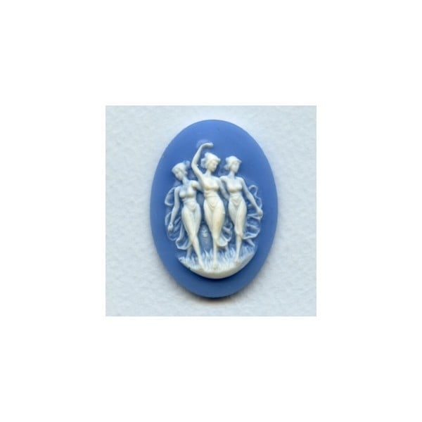 ^Three Muses Cameo White on Blue 40x30mm (1)