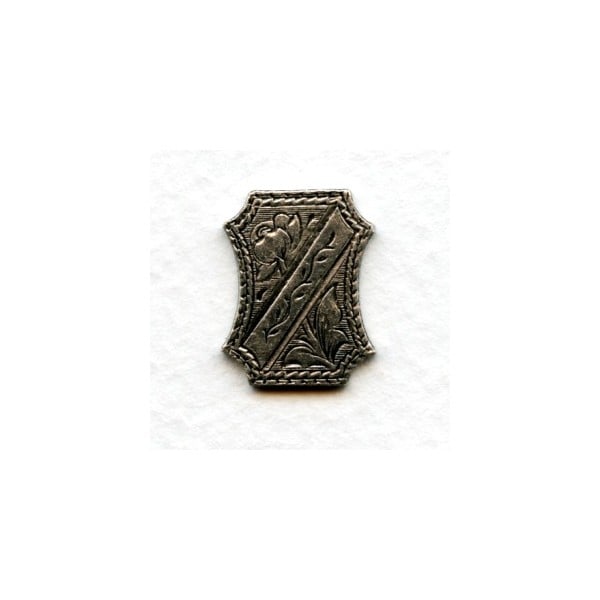 ^Royal Crest Oxidized Silver Medallion 18x14mm (4)