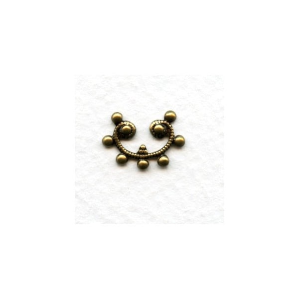 Artsy Little Detail Oxidized Brass 15mm (4)