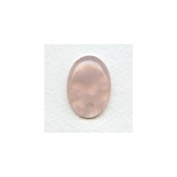 Rose Quartz Gemstone Cabochon 25x18mm (1)