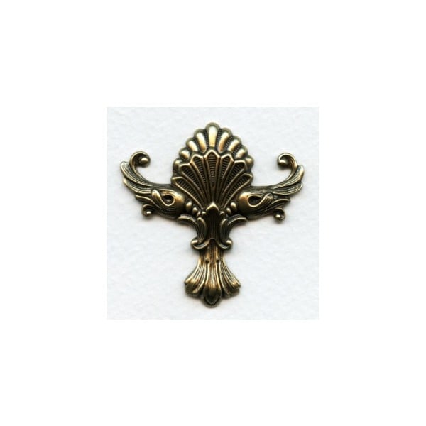 Bold Embellishment Oxidized Brass 44mm (1)