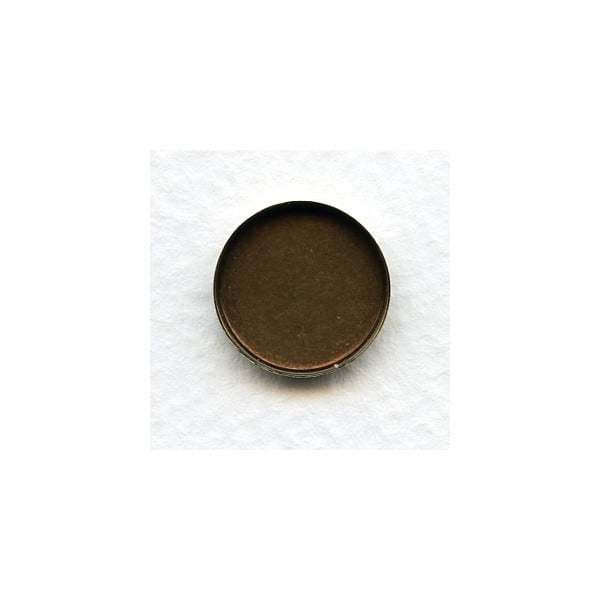 ^Bezel Settings Oxidized Brass 15mm High Wall (12)