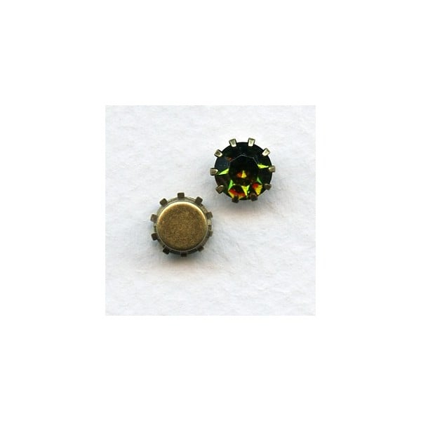 ^Tiffany Set Swarovski Austrian Crystals 35SS Olivine (6)