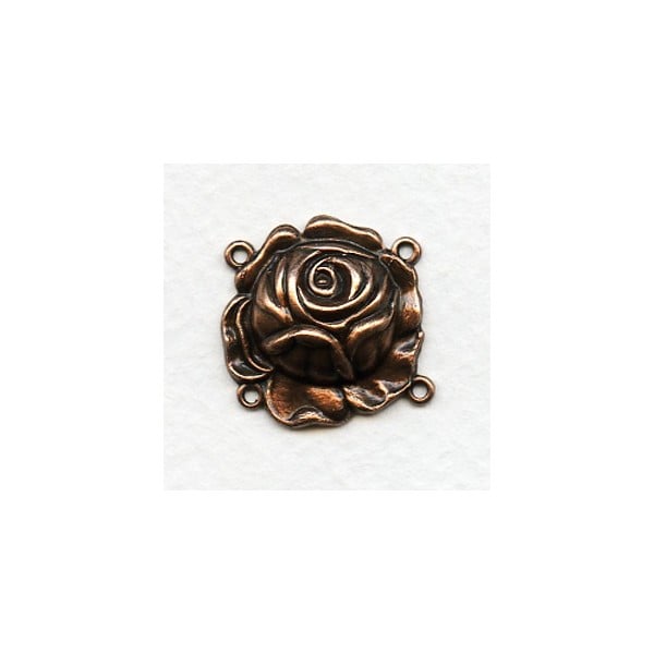 ^The Rose Connector with 4 Loops Oxidized Copper (6)