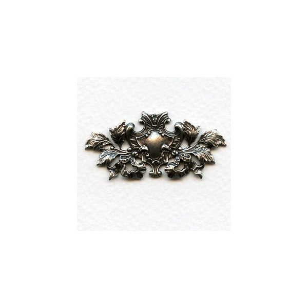 Coat of Arms Oxidized Silver 48mm (1)