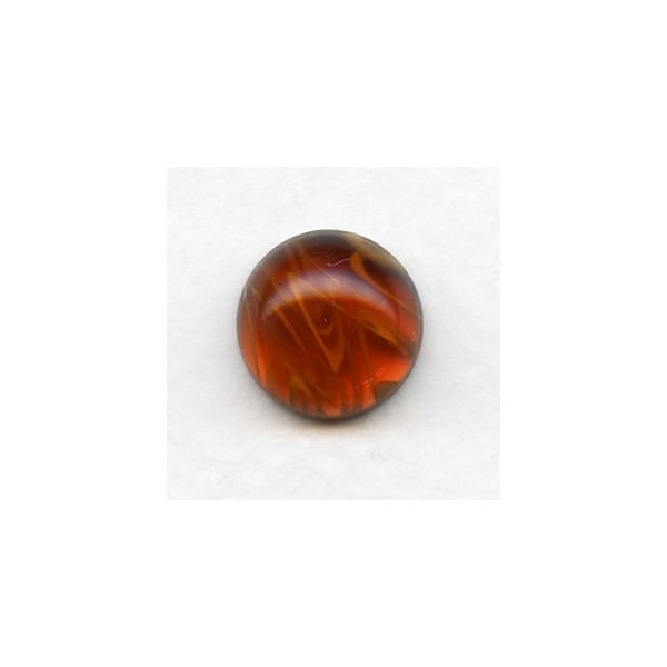 ^Topaz Swirls 13mm Glass Cabochon (1)