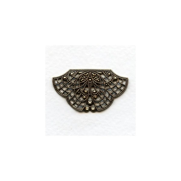 Fabulous Detail Connector Filigree Oxidized Brass 40mm (1)