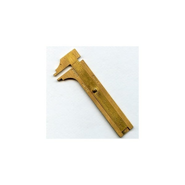 Millimeter Gauge Sliding Brass Caliper Measuring Tool (1)