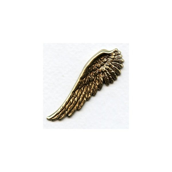Spectacular Wings Right Side Oxidized Brass 52mm Tall (2)