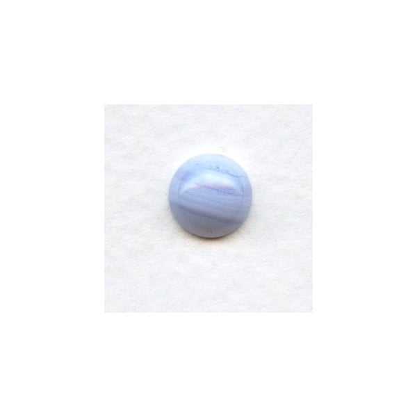 Blue Lace Agate Gemstone Cabochons 9mm Round