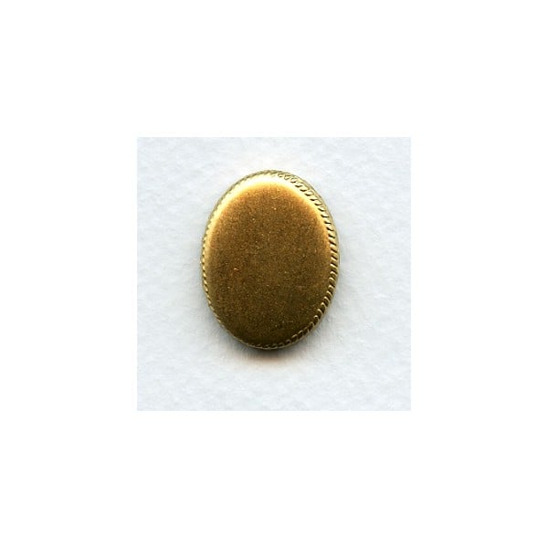^Crown Edge Settings 20x15mm Raw Brass (3)