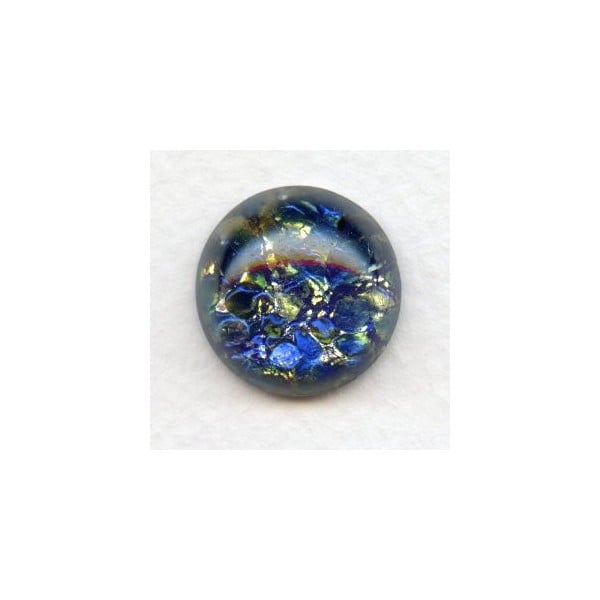 Blue Sea Opal Glass Stone 18mm (1)