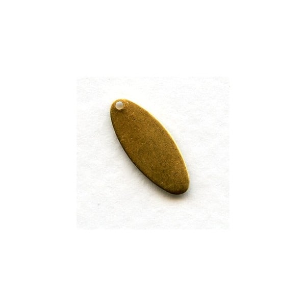 Logo Tags Raw Brass 17x7mm (25)