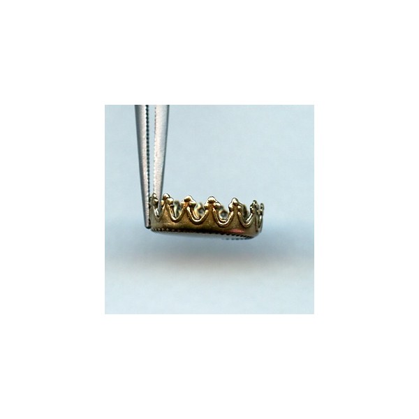 Crown Edge Settings 13mm Oxidized Brass (12) - Image 2