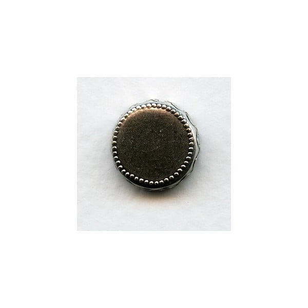 Crown Edge Settings 11mm Oxidized Silver (12)