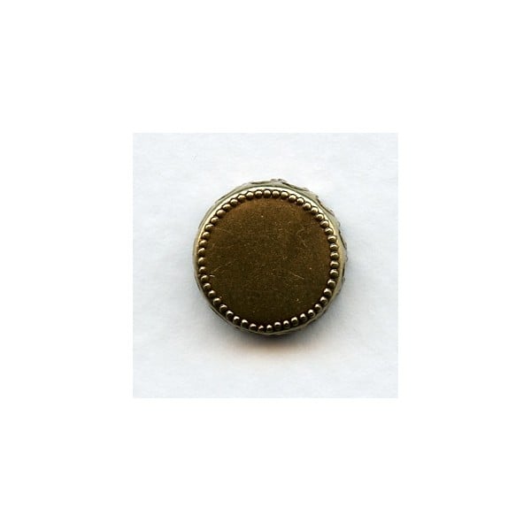 Crown Edge Settings 11mm Oxidized Brass (12)