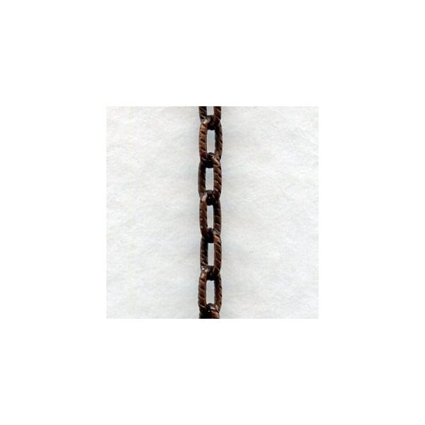 Dainty Cable Chain 4x2mm Links Oxidized Copper