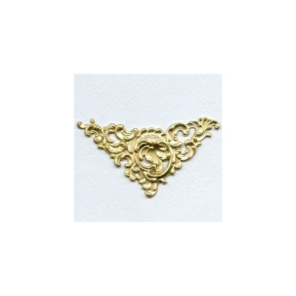 Fabulous Corner Detail Raw Brass 92mm (1)